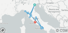  Best of Italy by Train - 10 days - 20 destinations 