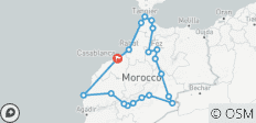  Private Morocco Journey: 14 Days of Imperial Cities, Desert &amp; Coast - 20 destinations 