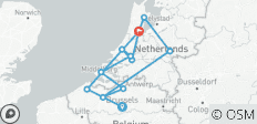  Windmolens, tulpen &amp; Belgische lekkernijen met Brugge 2026 - 11 Dagen (van Brussel naar Amsterdam) - 12 bestemmingen 