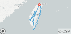  Taïwan : Taipei, lac Sun Moon, Tainan, Kaohsiung, Kenting, Taroko - 8 jours - 10 destinations 