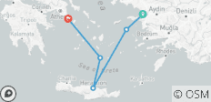  Croisière de 3 jours vers les îles grecques au départ de Kusadasi - 5 destinations 