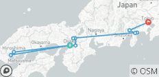  10 jours de plaisir au Japon avec Hiroshima（Guide privé sans groupe）Tour en famille personnalisable - 11 destinations 