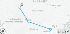  5 Day London, Oxford, Stratford And Warwick - 4 destinations 