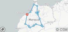  Circuit de 10 jours au Maroc au départ de Casablanca - 20 destinations 