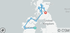  Höhepunkte von Irland und Schottland (Keine, 11 Tage) - 14 Destinationen 