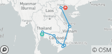  Een verrijkende reis door de levendige culturen van Zuidoost-Azië: Thailand - Cambodja - Vietnam in 19 dagen - 12 bestemmingen 