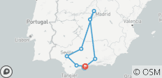  Desde la Costa del Sol 5 Días Andalucía y Madrid - 8 destinos 