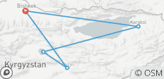  8 Tage 7 Nächte, Issyk-Kul, Sary-Jaz, Altyn-Arashan, Oguz Bashi, Son-Kul - 8 Destinationen 