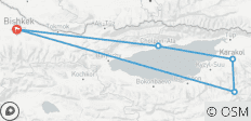  CIRCUITO DE 6 DÍAS POR KIRGUISTÁN - 6 destinos 