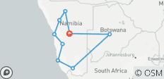  17 días Destacados Namibia - 9 destinos 