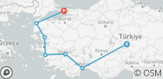  Treasures of Turkey - 10 days Small Group Tour - 7 destinations 