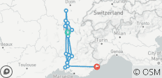  Idyllic Rhône 2026 - 8 Days (from Lyon to Nice) - 15 destinations 