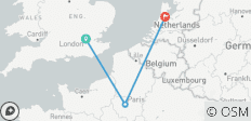  15% Rabatt - London, Paris und Amsterdam in 8 Tagen: Weihnachts- und Neujahrsangebot - 3 Destinationen 