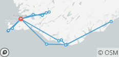  8 Tage Südisland &amp; Reykjavík Sonnenfinsternis Break Größere Gruppe - 18 Destinationen 