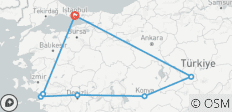  8-Day Private Angels Vacations in Turkey | A Triangle Wrought by Marvels ! (VIP Private Road Trip Lovers !) - 7 destinations 