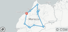  Circuitos de 10 días por Marruecos desde Casablanca - 13 destinos 