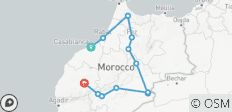  10-Days Morocco imperial tour from Casablaanca To Marrakesh &amp; Desert, Berber Villages - 13 destinations 