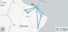  Prachtig Oman 5 nachten 6 dagen - 11 bestemmingen 