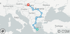 Mysterious Journey from Athens to Budapest via Transylvania - Small Group Tour - 12 destinations 