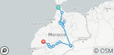  Tangier To Marrakesh Private Tour 8-Days Tour - 16 destinations 