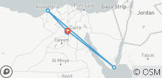  Vacaciones de 9 días en Alejandría, El Cairo y Sharm El Sheij - 4 destinos 