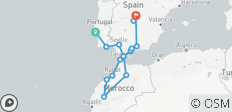  Treasures of Spain, Portugal &amp; Morocco (Small Group) - 17 destinations 