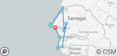  Senegal &amp; The Gambia Adventure - 9 destinations 