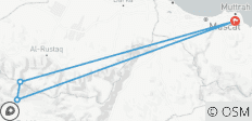  Verkenning westelijke Hajar vanuit Muscat Oman - 4 bestemmingen 