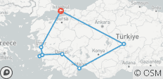  12 jours - Merveilles de la Turquie avec un ferry pour l\'île de Samos - 9 destinations 