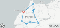  Circuit authentique de 7 jours au Maroc au départ de Casablanca - 11 destinations 