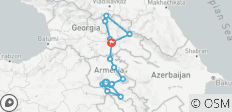  Gegarandeerd vertrek elke vrijdag - Armenië - Georgië - 2025 - 15 bestemmingen 