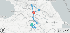  Départ garanti tous les vendredis - Arménie - Géorgie - 2025 - 15 destinations 
