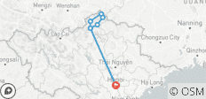  Ha Giang Loop Tour 5Tage/4Nächte mit Auto/Jeep/Motobike ( Abt. Everning) - 8 Destinationen 