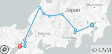  9 jours tout compris Japon classique（Guide et chauffeur privés）Voyage en famille personnalisable - 11 destinations 