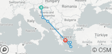  Adriatic to Aegean | Explore Zagreb, Split, Dubrovnik, Athens, Mykonos &amp; Santorini - 7 destinations 