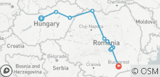  Budapest to Bucharest (from Budapest to Bucharest) - 10 destinations 