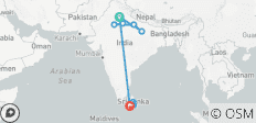  Premium Inde et Sri Lanka - 12 destinations 
