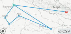  Jenseits von Indien &amp; Nepal Tour - 15 Tage - 7 Destinationen 