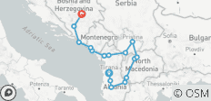  L\'expérience complète des Balkans : Un circuit de 10 jours - 17 destinations 