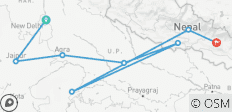  Inde et Népal par la route - Circuit privé de 15 jours en Inde et au Népal ! - 8 destinations 