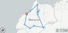  9-Days Imperial Cities &amp; Sahara Morocco Tour from Casablanca - 12 destinations 