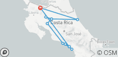  Discover Costa Rica - with Dominical (including San José) - 13 destinations 