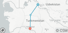  Turkmenistan Group Trip - 3 destinations 