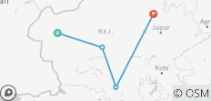  Udaipur- Jodhpur- Jaisalmer Tour - 4 destinations 