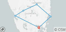  Tasmanië\'s magie op 4 wielen - 6 bestemmingen 