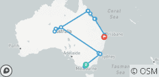  Diversité Australie &amp; Côte Est (18 jours, Melbourne-Brisbane) - 19 destinations 