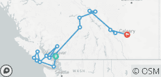  Western Canada through the eyes of a child (Vancouver - Calgary) - 17 destinations 
