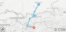  Dwars door de Alpen van München naar Merano met CHARME - 8 bestemmingen 