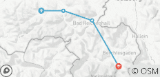  Sentier SalzAlpenSteig I avec transfert des bagages 5 jours d\'escapade - 4 destinations 
