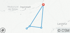  Fietstocht Hallertau - 6 bestemmingen 